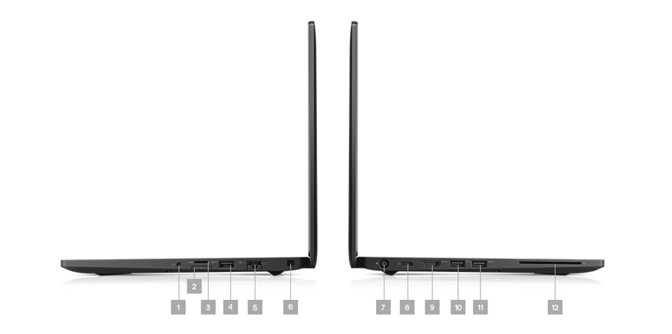 Latitude 14 7490 Laptop - Ports & Slots