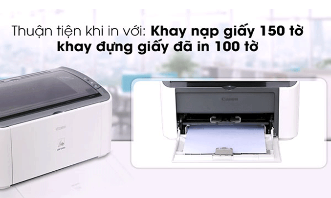 Máy in laser Canon LBP2900 khay nạp giấy tiện ích